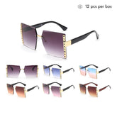 VB8014 Gafas de sol polarizadas unisex sin montura para correr al por mayor 1 docena (12 piezas)